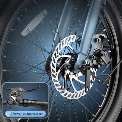 vélo électrique fafrees f20 light frein disque mecanique