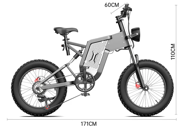 Vélo électrique fat bike EKXBIKE X20 2000W Vélo électrique fat bike EKXBIKE X20 2000W
