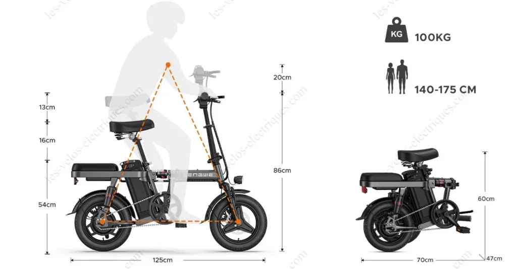 mini vélo électrique pliable engwe t14 (2)