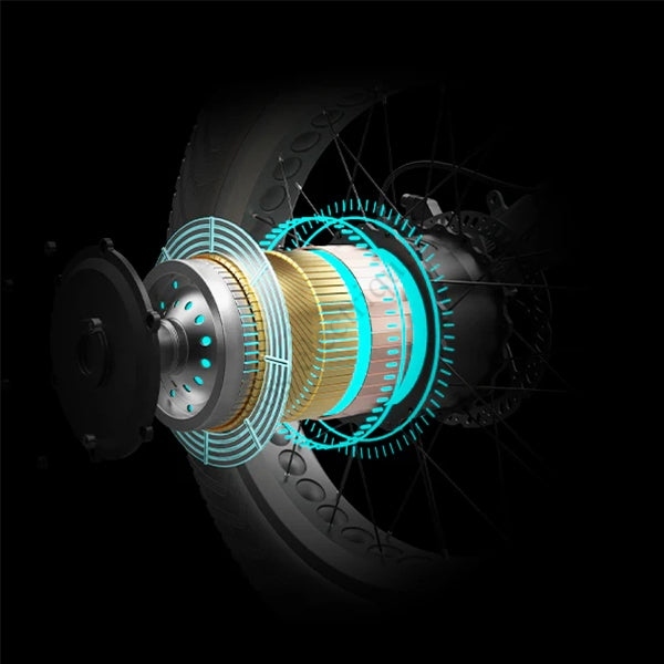 Moteur de 350W vélo électrique pliable avaka k300 (11)