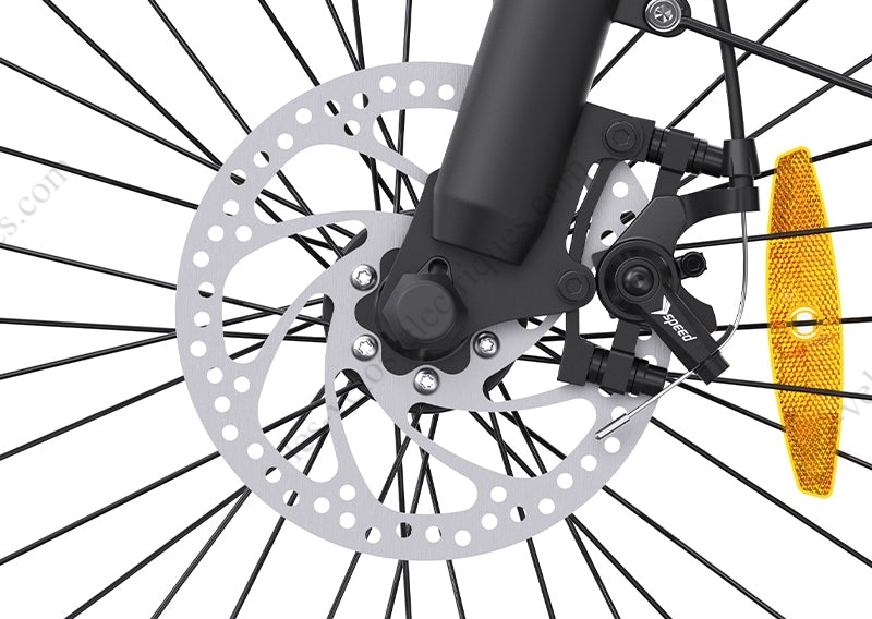 freins disques mécaniques vélo électrique pliable avaka k300 (16)