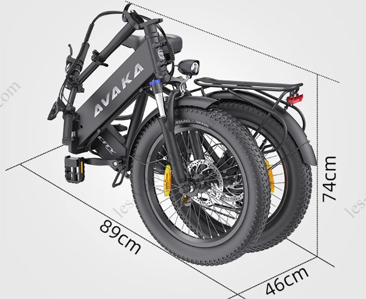 vélo électrique pliable avaka k300 (4)