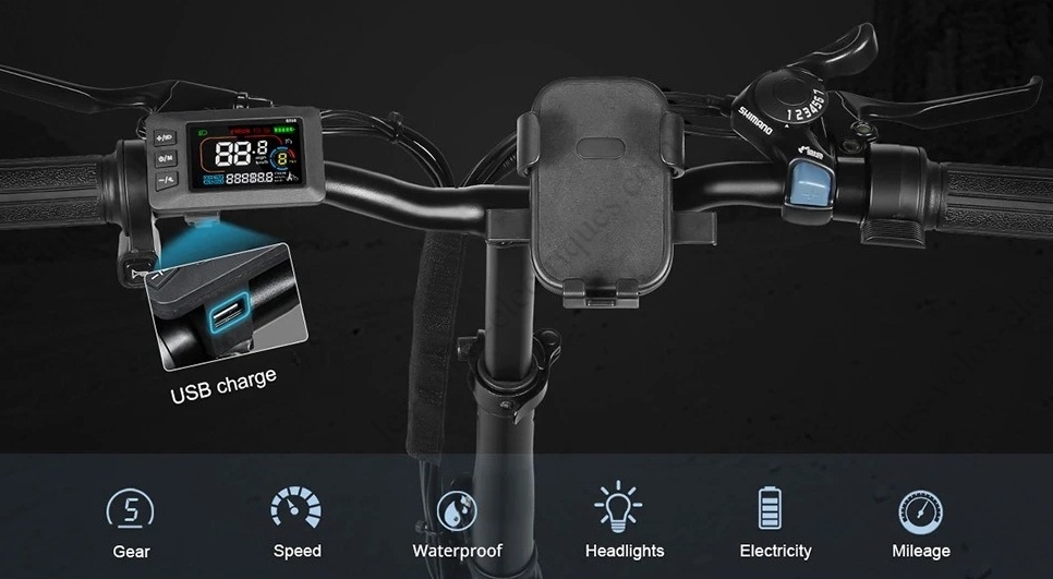 Samebike CY20 guidon