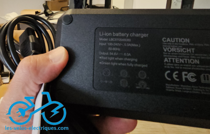 engwe l20 3.0 boost chargeur