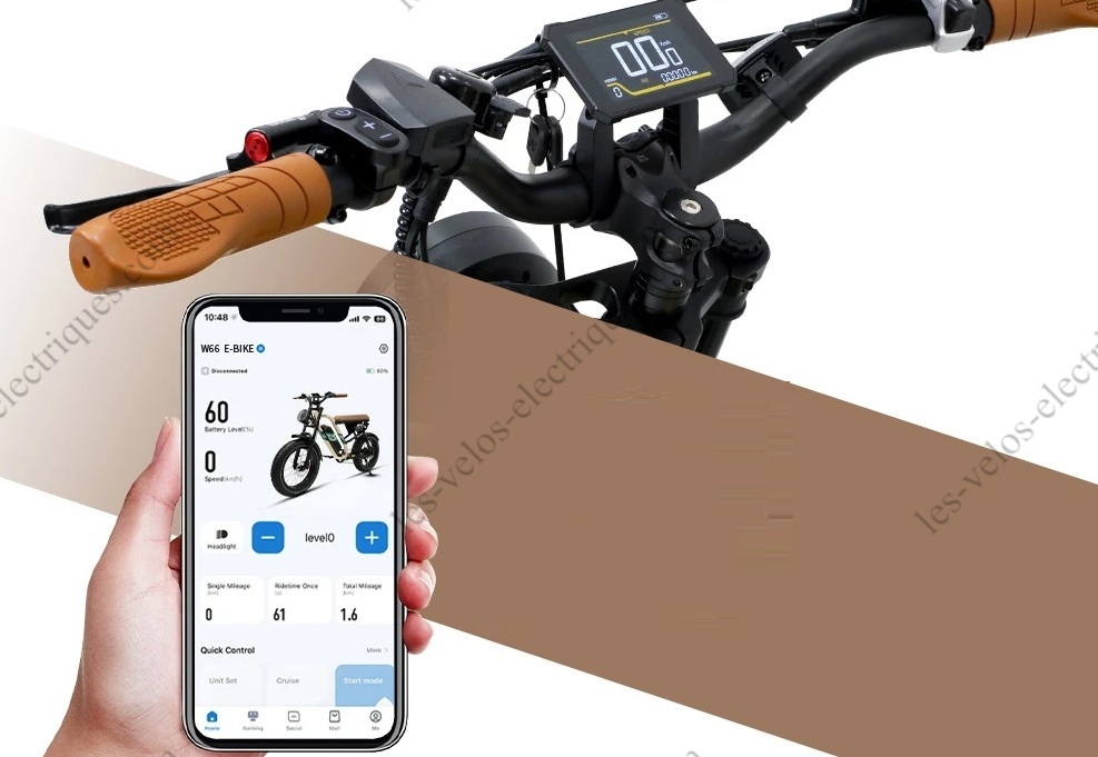 vélo électrique onesport w66 application