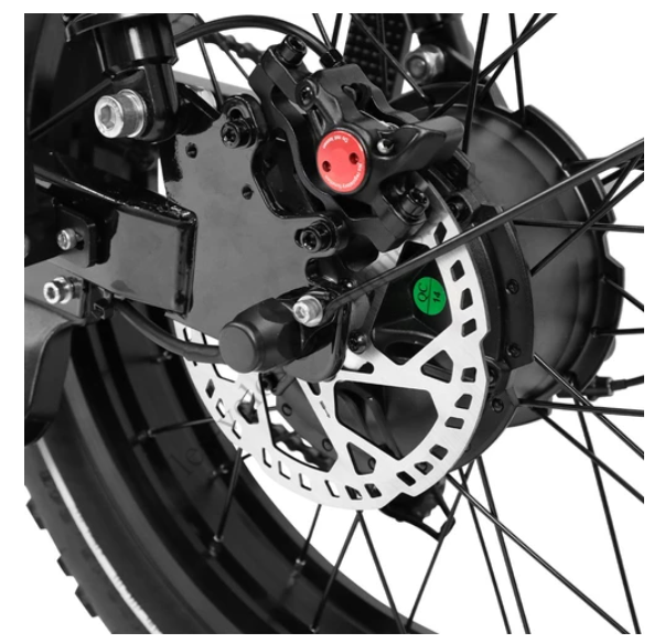 vélo électrique onesport w66 freins (1)