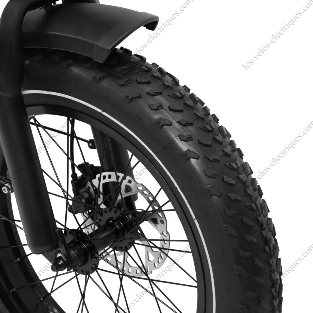 vélo électrique onesport w66 pneus larges