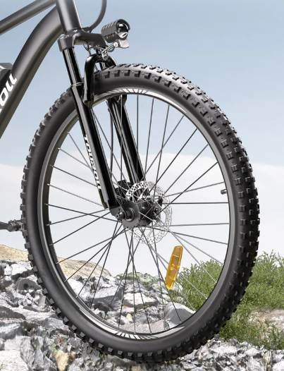 vélo électrique Touroll U2 pneus vtt 29 pouces x 2.4 pouces