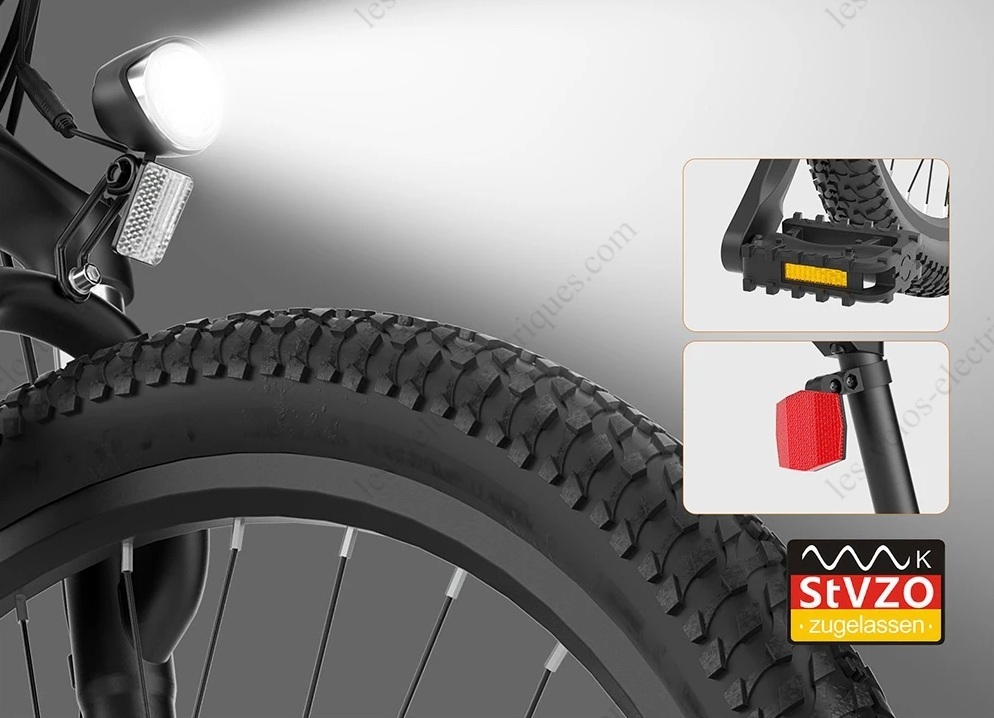 éclairage certifié StVZO du Foride Xtremer 2 éclairage certifié StVZO du Foride Xtremer 2