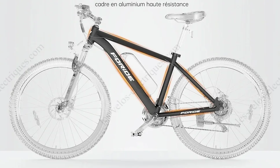 Foride Xtremer 2 est doté d’un cadre en alliage d’aluminium