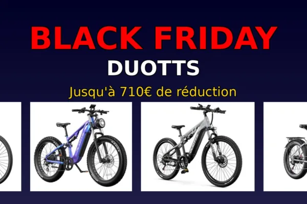 Vélos électriques Duotts : les 4 meilleures offres du Black Friday 2025