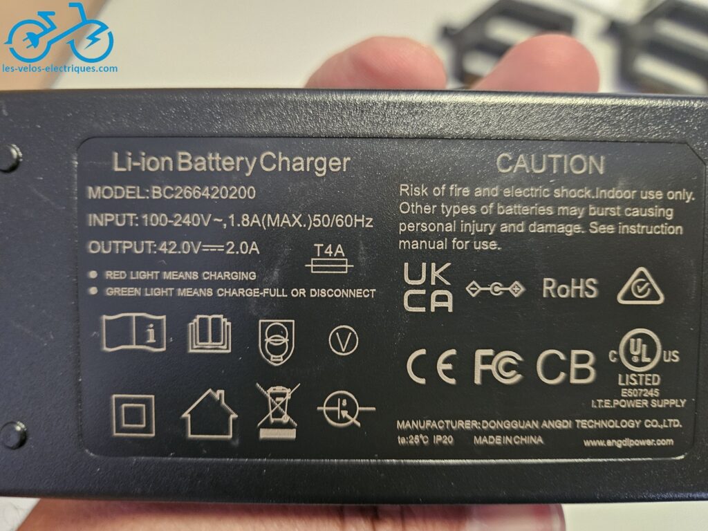 touroll ma2 chargeur