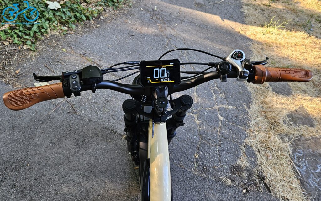 commandes au guidon et écran onesport w66 (1)