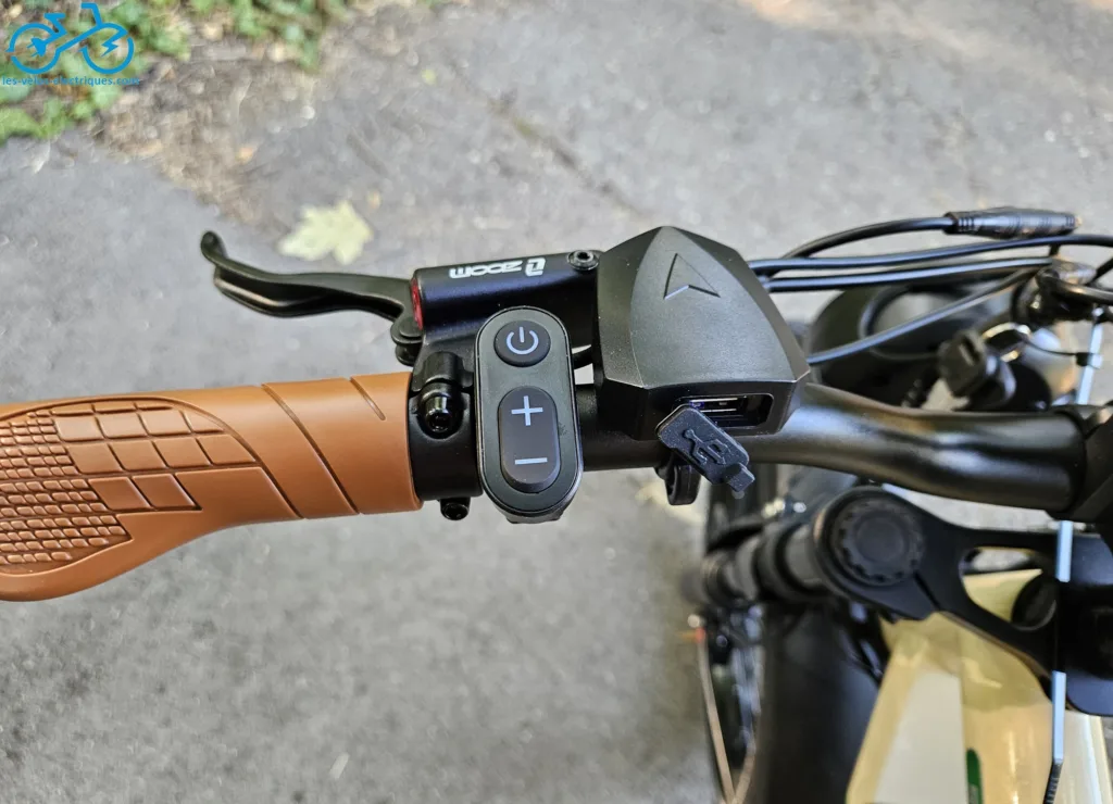 commandes au guidon et écran onesport w66 (2)