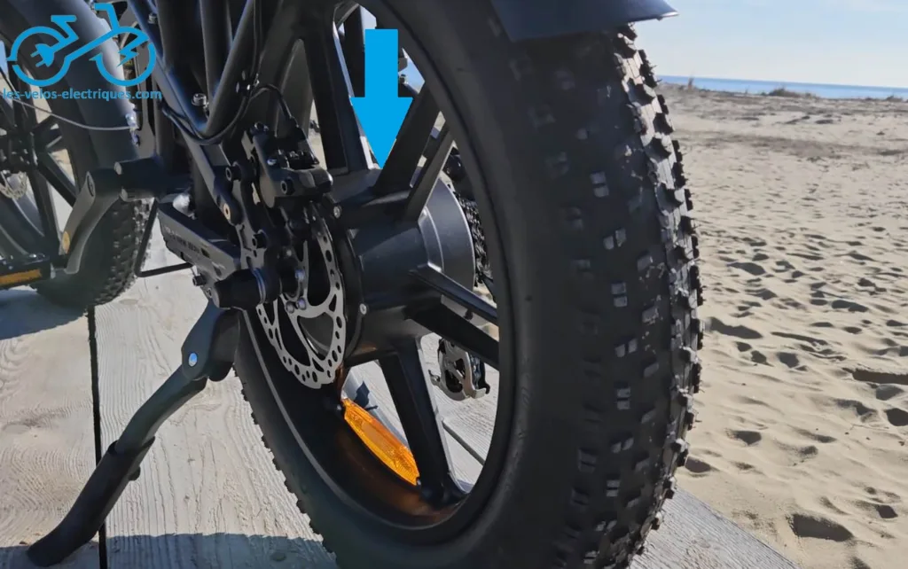 Engwe Engine Pro 2.0 moteur situé dans le moyeu de la roue arrière Engwe Engine Pro 2.0 moteur situé dans le moyeu de la roue arrière