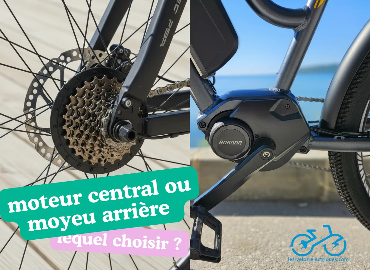 vélo électrique avec moteur central ou moyeu arrière guide complet pour bien choisir