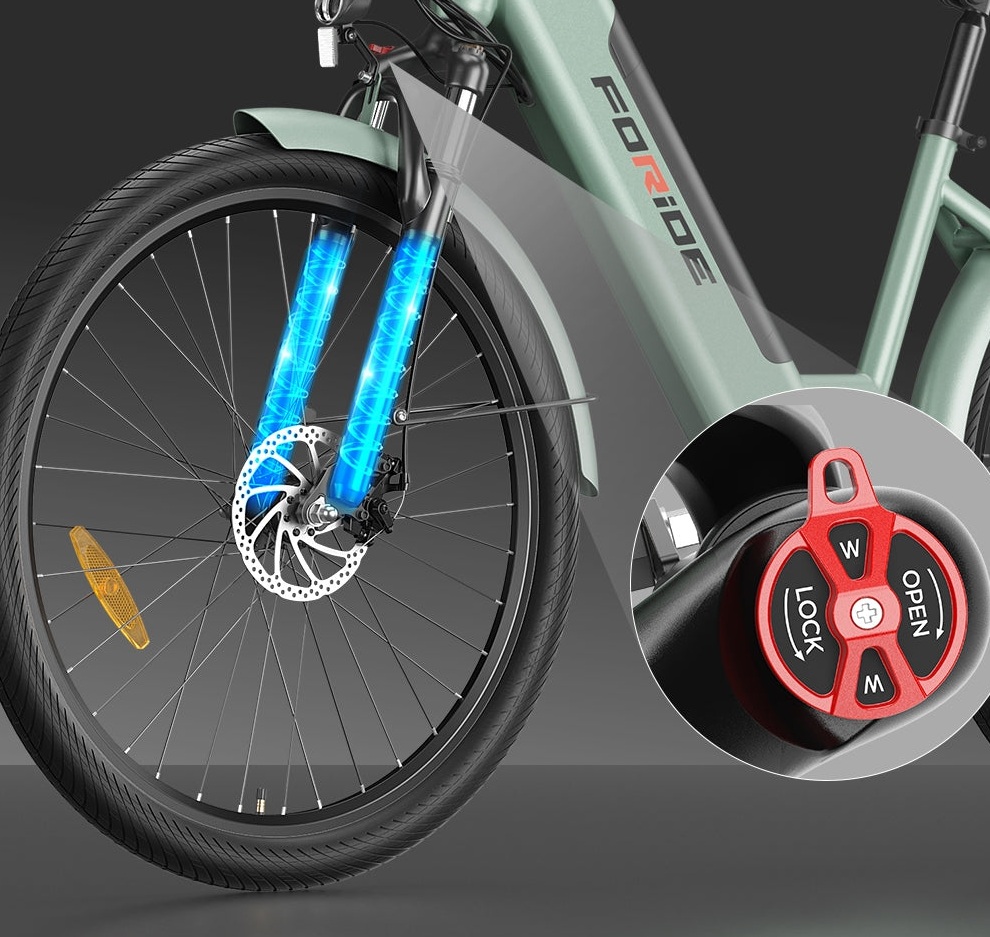 foride roamer fourche suspendue de 80 mm verrouillable