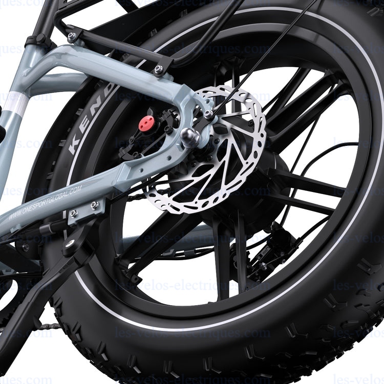 vélo électrique onesport ot08 freins à disque hydrauliques