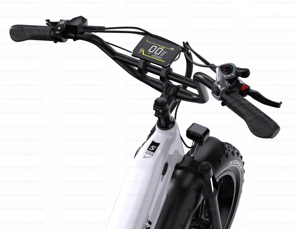 vélo électrique onesport ot08 guidon et commandes (1)
