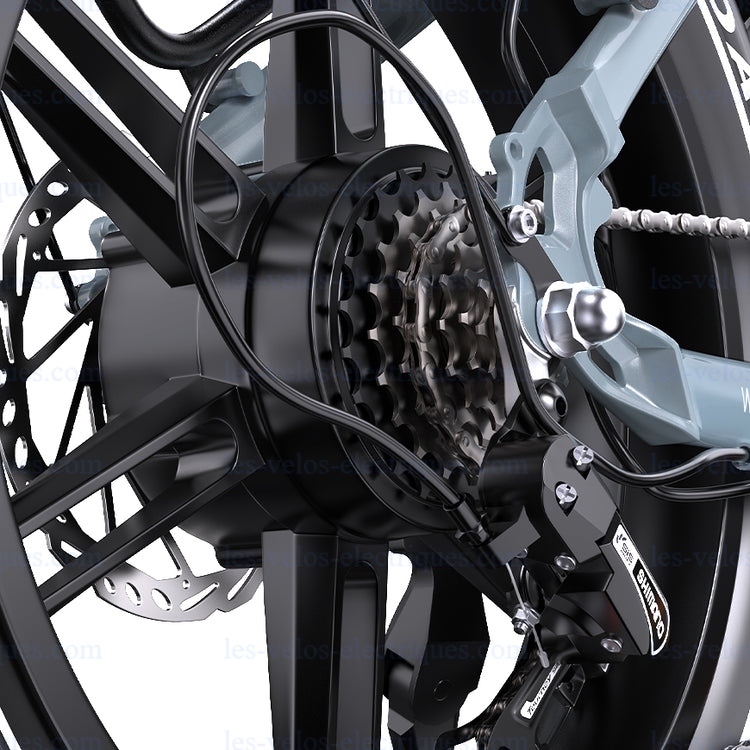 vélo électrique onesport ot08 shimano 7 vitesses