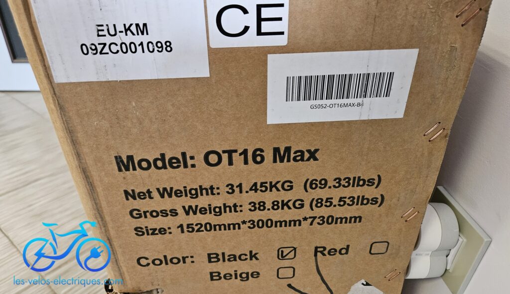 déballage et assemblage du onesport ot16 max (1)