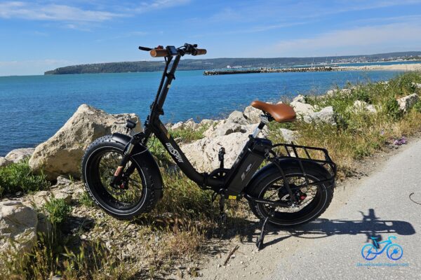 test vélo électrique pliable fat bike onesport ot16 max