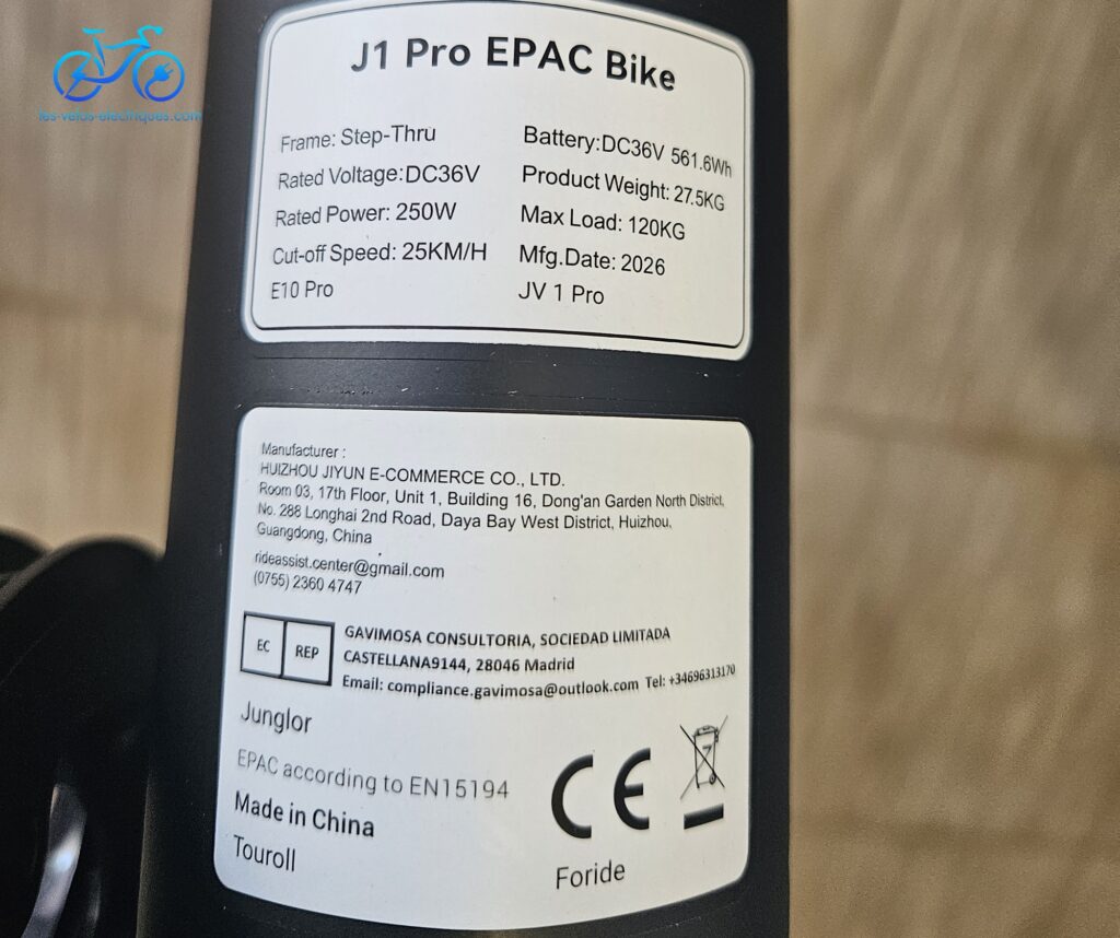 homologation du touroll j1 pro (2)