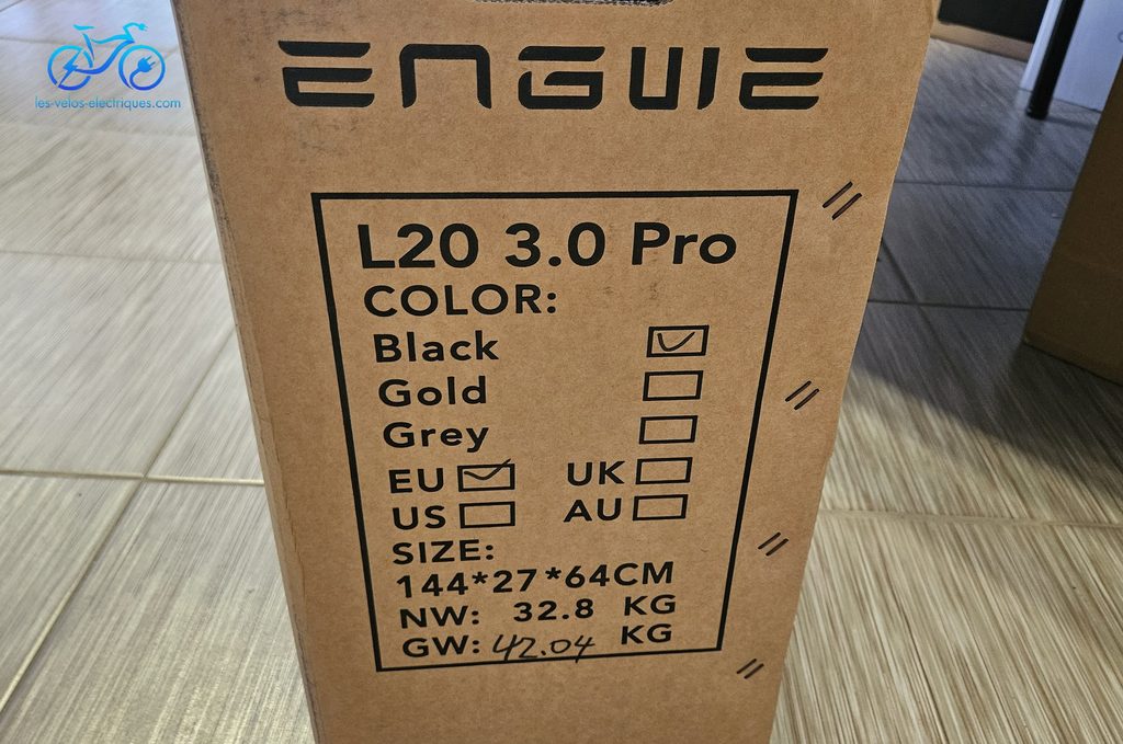 déballage et assemblage engwe l20 3.0 pro (2)