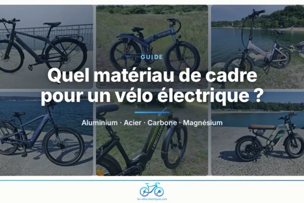 Quel matériau de cadre pour un vélo électrique : exemples de cadres carbone et aluminium